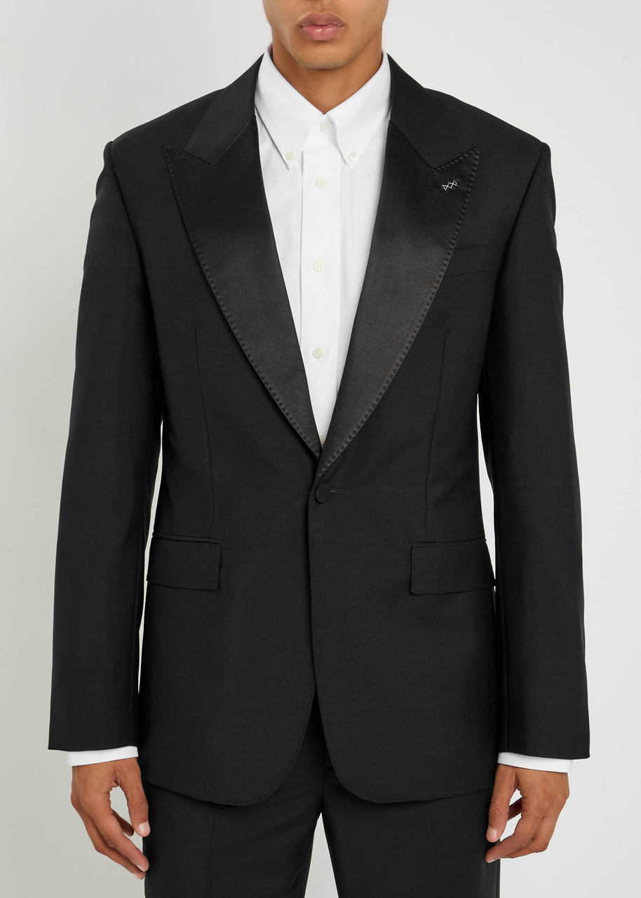 Givenchy Wool-blend Blazer In Black