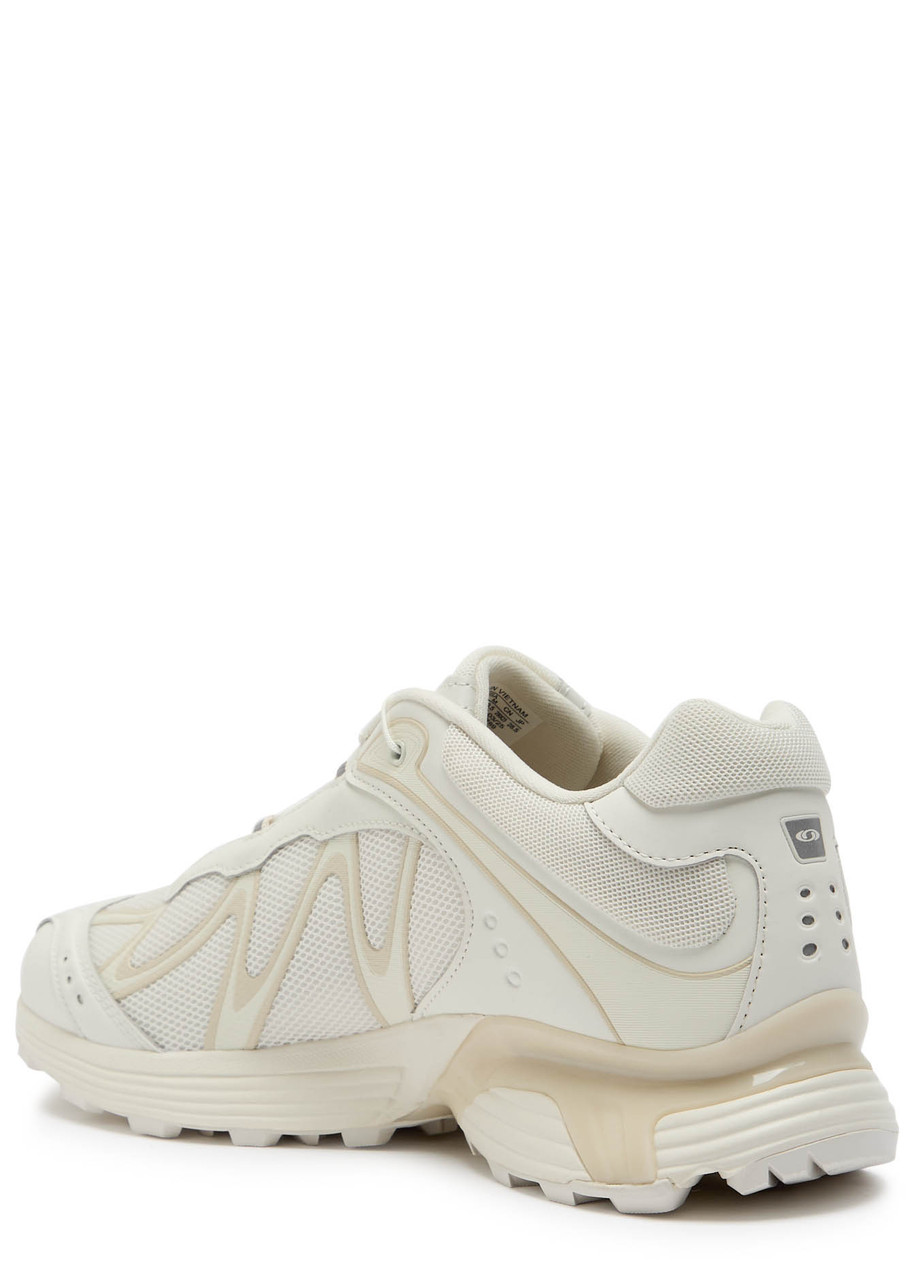 Salomon Mesh Panel Slip-on Sneakers With Padded Collar In White