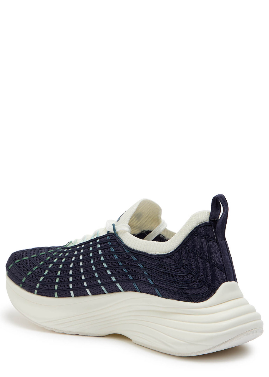 Apl Athletic Propulsion Labs Athletic Propulsion Labs Techloom Zipline Knitted Sneakers In Blue