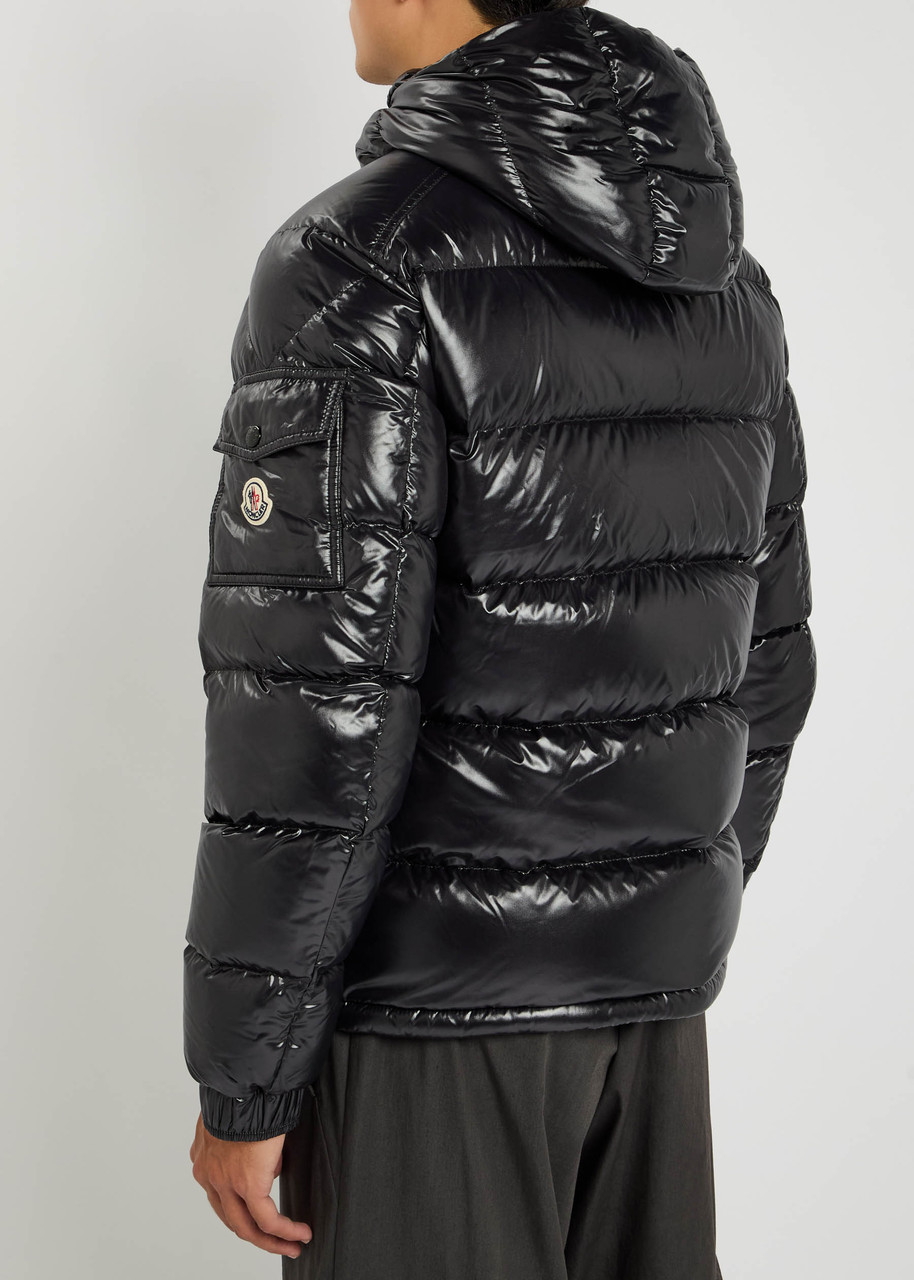 Moncler Maya Padded Shell Jacket In Black