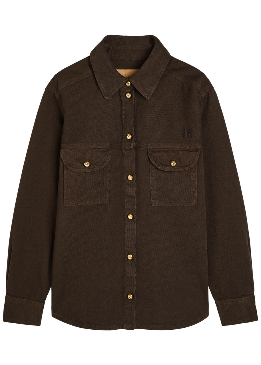Blazé Milano Blaze Milano Clapotis Berber Shirt In Brown