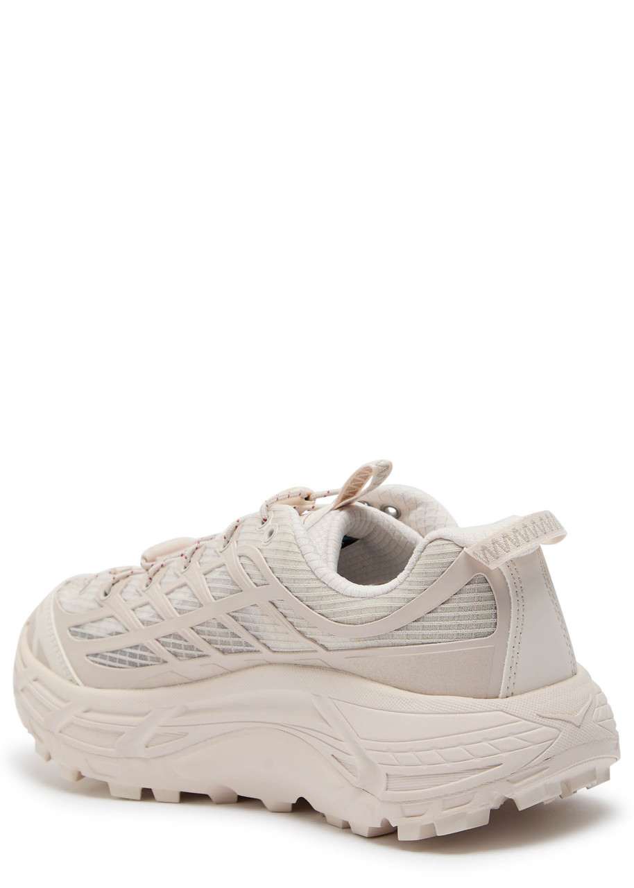 Hoka Mafate Three2 Grid Mesh Sneakers In Pink