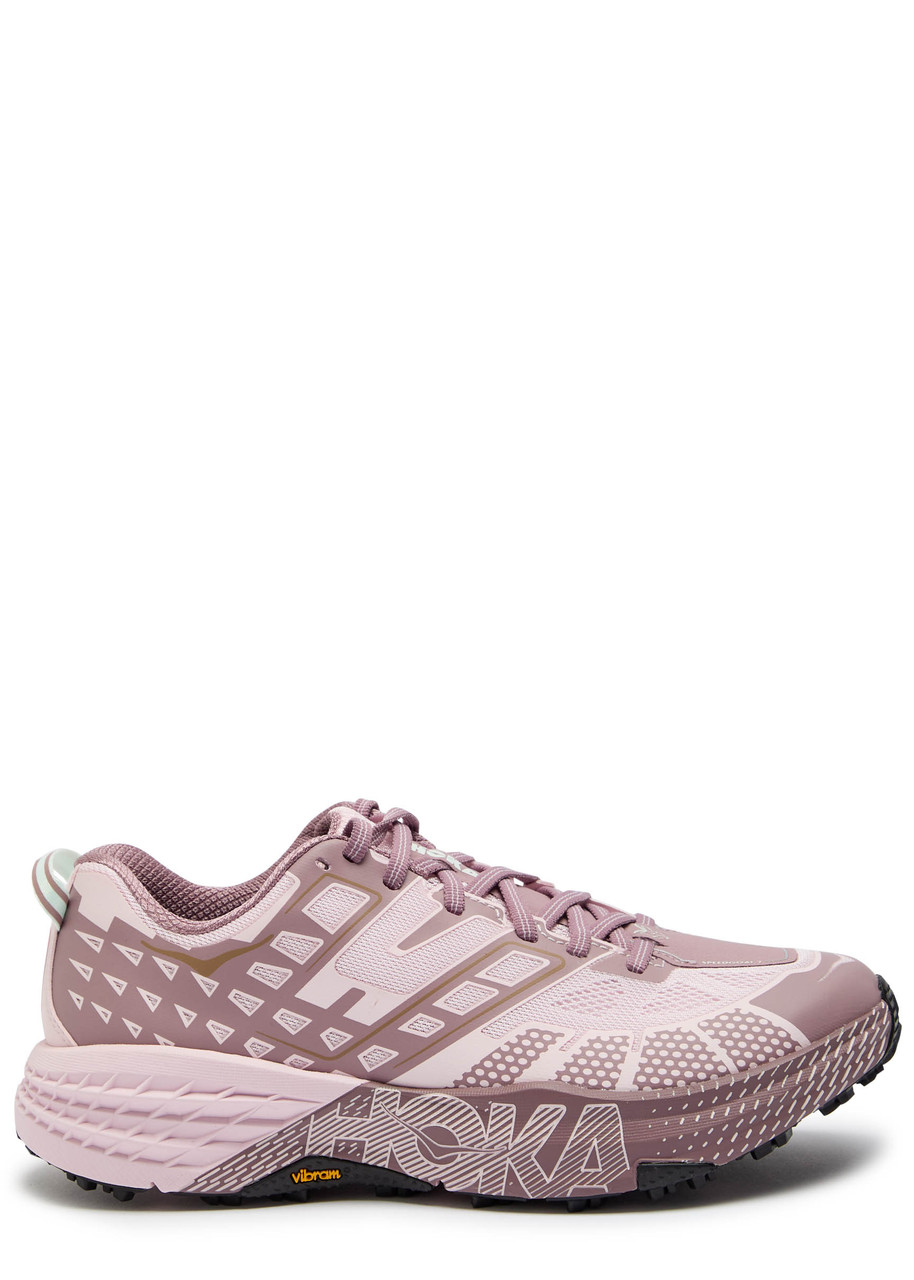 Hoka Speedgoat 2 Panelled Mesh Sneakers In Purple