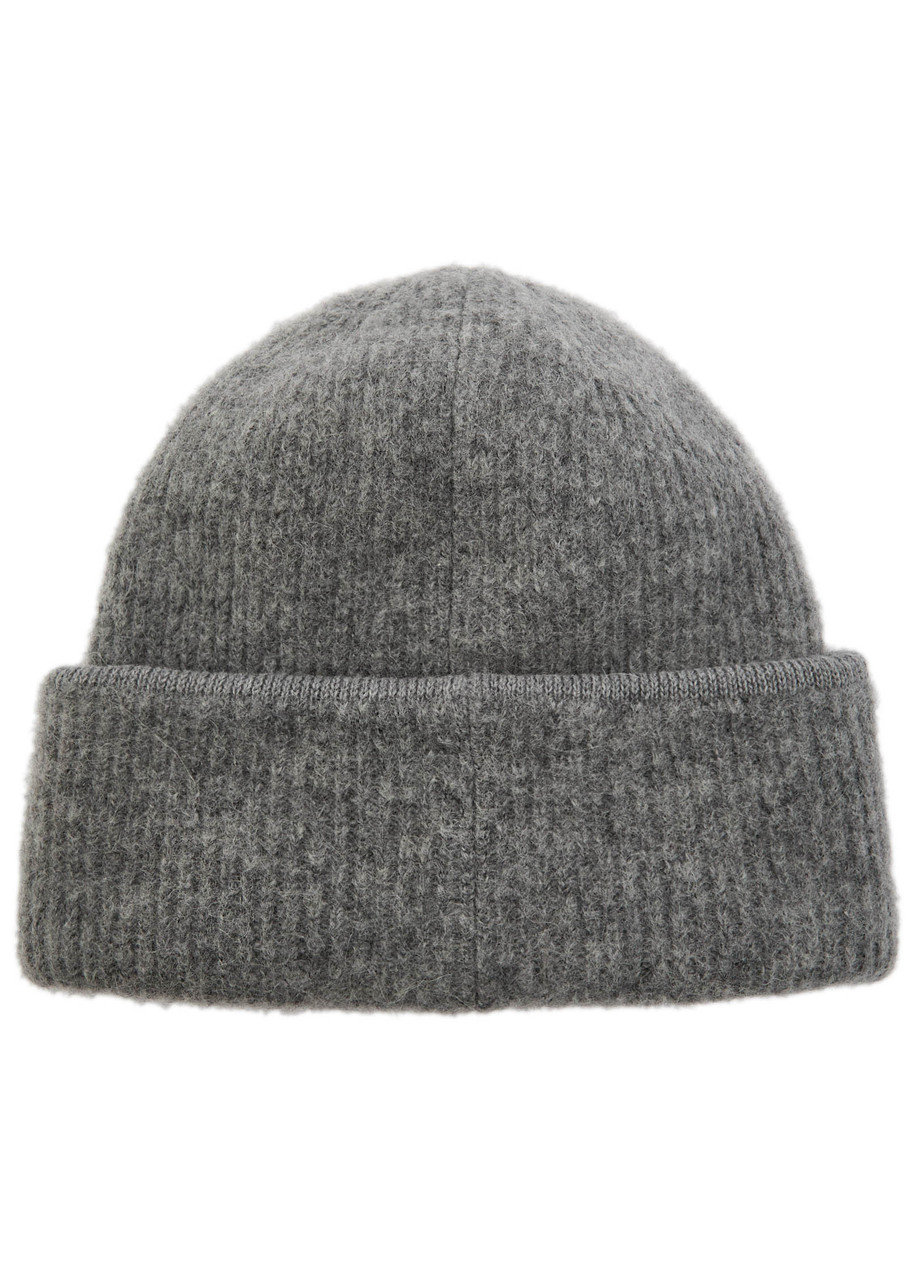 Jacquemus Le Bonnet Gros Grain Alpaca-blend Beanie In Gray