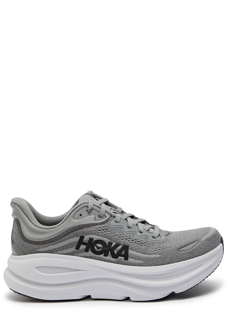 Hoka Bondi 8 Running Shoe In Gray