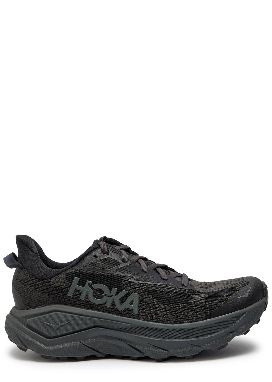 Hoka Challenger 8 Mesh Sneakers In Black