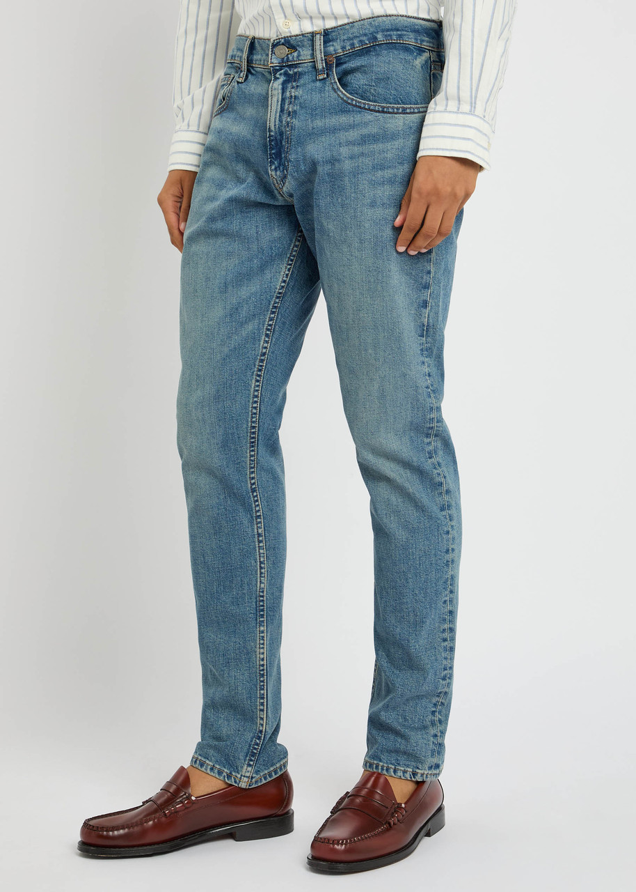 Polo Ralph Lauren The Parkside Active Tapered-leg Jeans In Blue