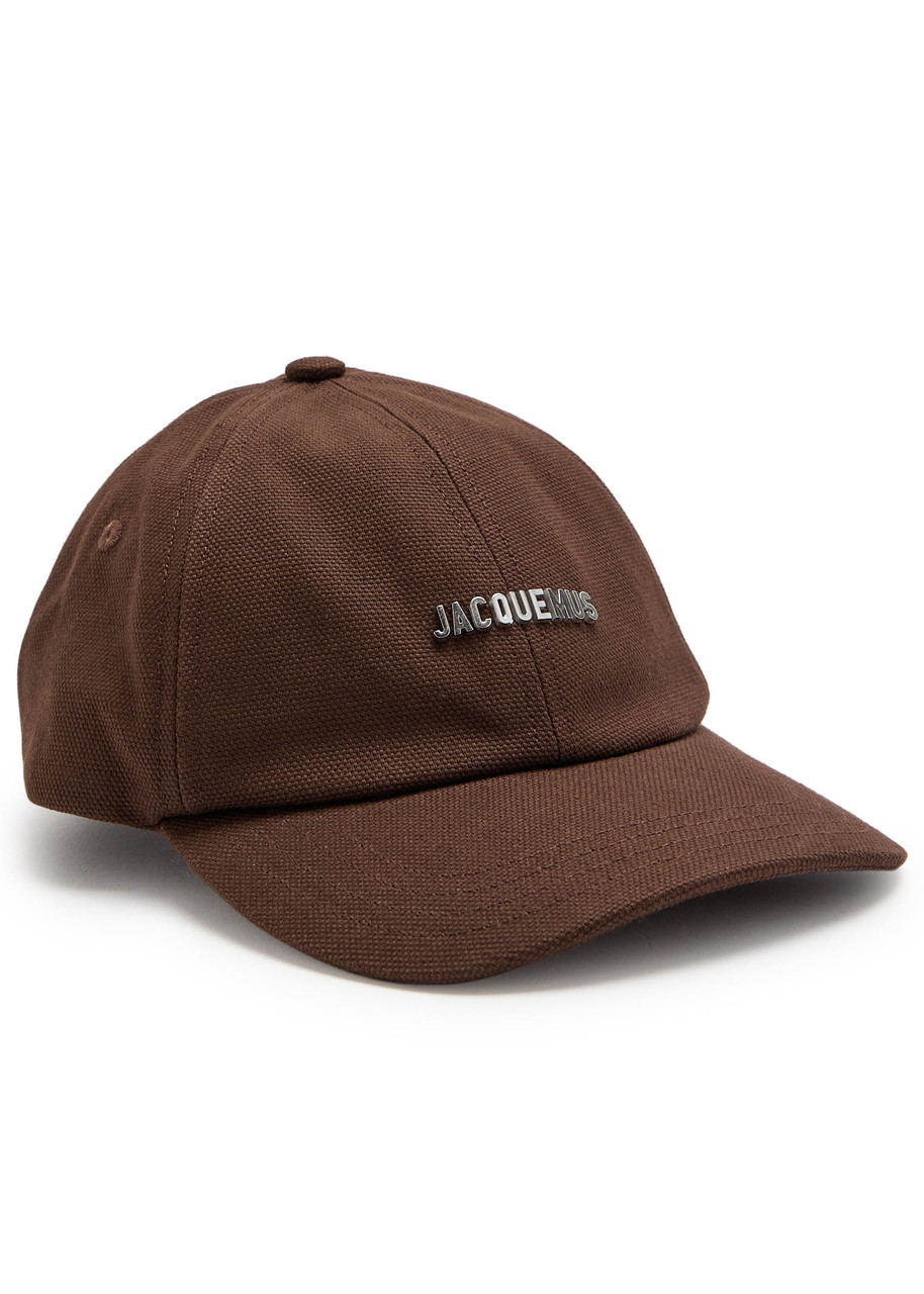 Jacquemus La Casquette Gadjo Cotton Cap In Brown