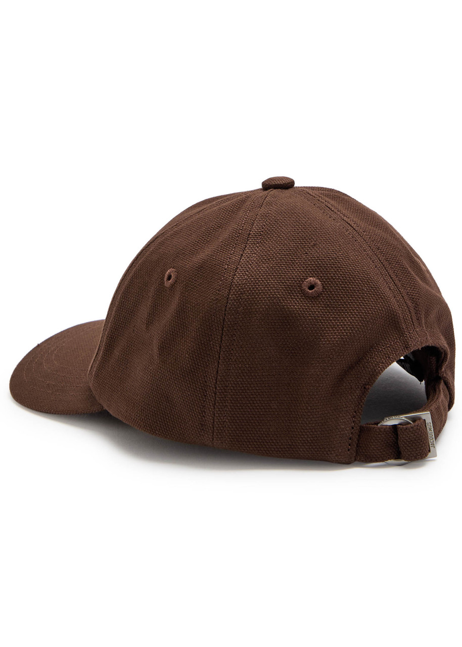 Jacquemus La Casquette Gadjo Cotton Cap In Brown