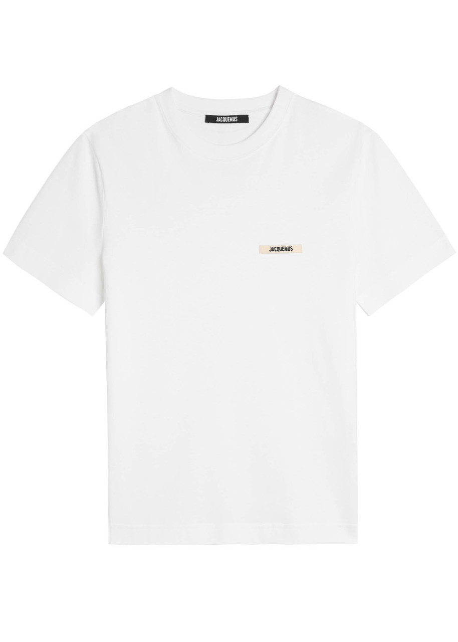 Jacquemus Relaxed-fit Cotton T-shirt With Subtle Logo In White