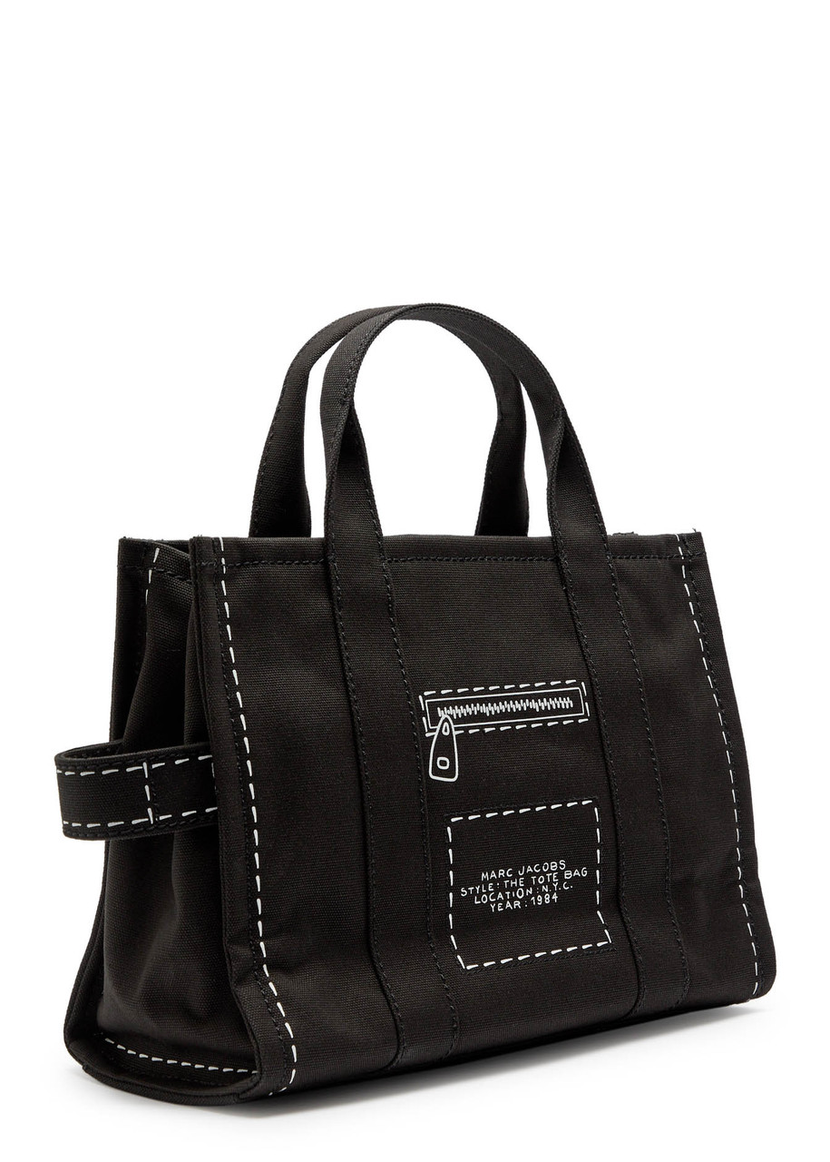 Marc Jacobs The Tote Medium Printed Canvas Tote In Black