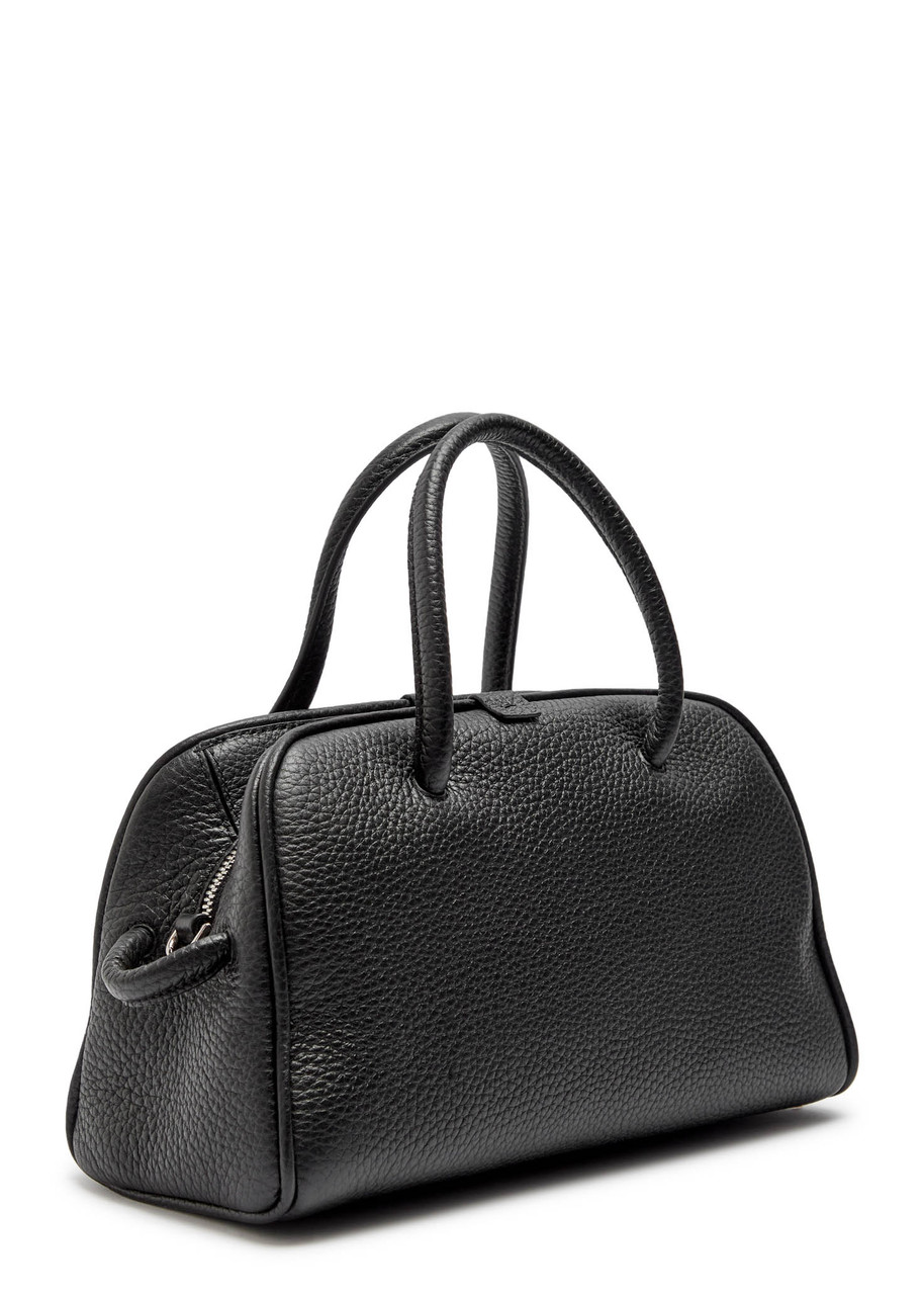 Jacquemus Le Petit Turismo Leather Top Handle Bag In Black