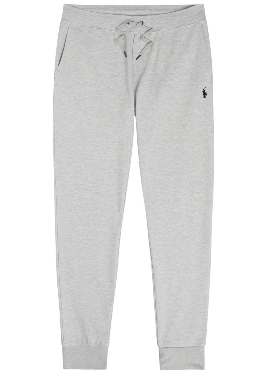 Polo Ralph Lauren Relaxed Fit Trousers With Elastic Waistband In Gray