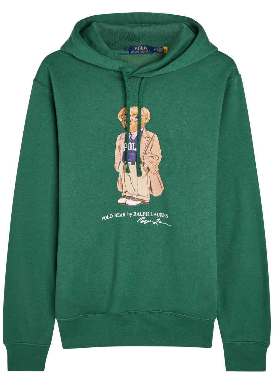 Polo Ralph Lauren Ralph Lauren Polo Bear Fleece Hoodie In Green