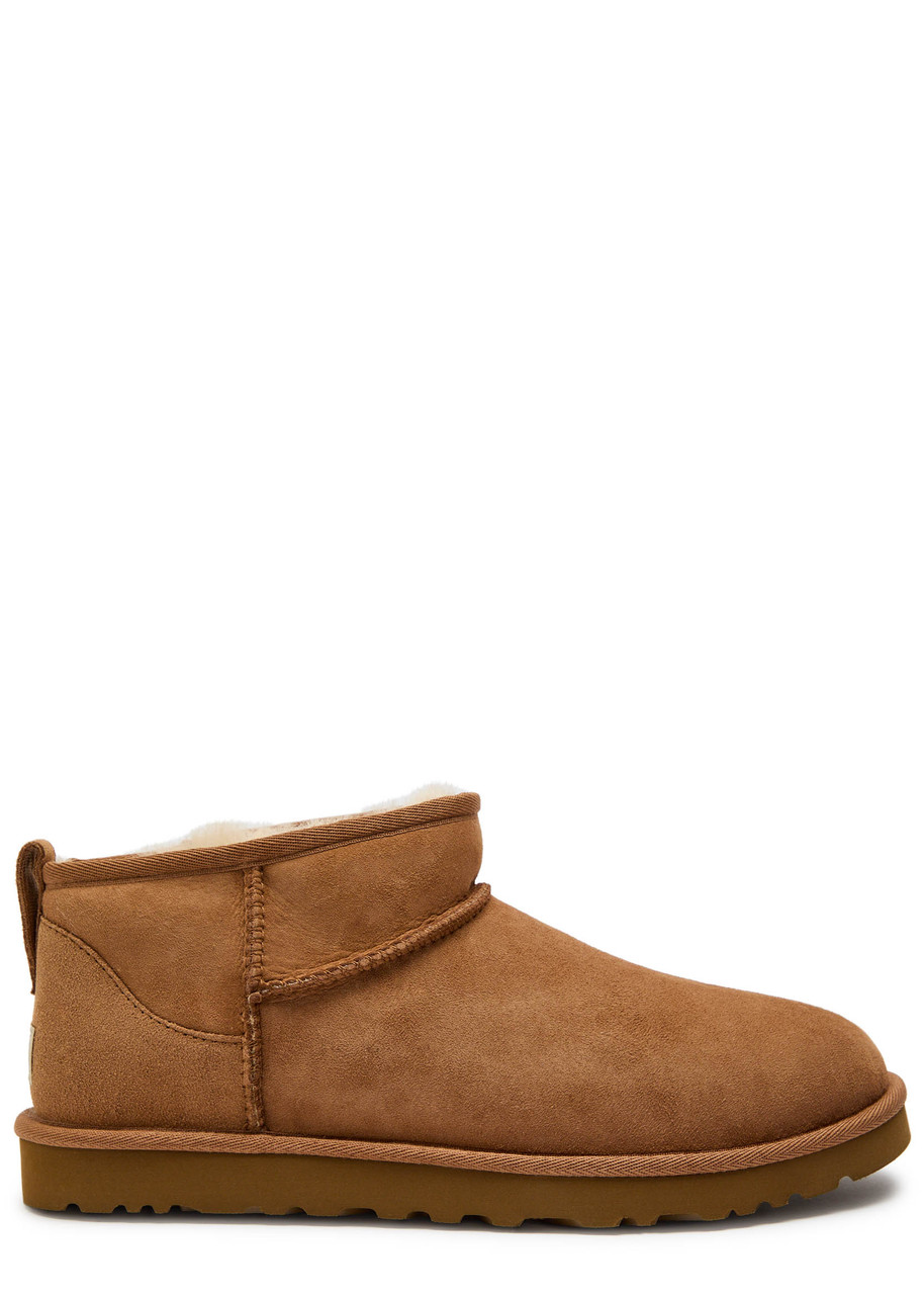 Ugg Classic Ultra Mini Suede Ankle Boots – Brown – 8 (IT42 / UK8) Ugg Classic Ultra Mini Suede Ankle Boots – Brown – 8 (IT42 / UK8)