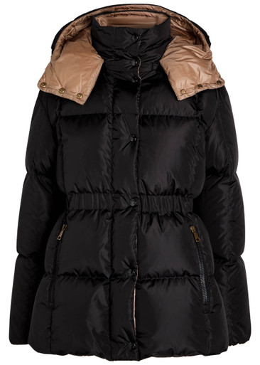 MONCLER Agneux quilted hooded shell jacket | Harvey Nichols