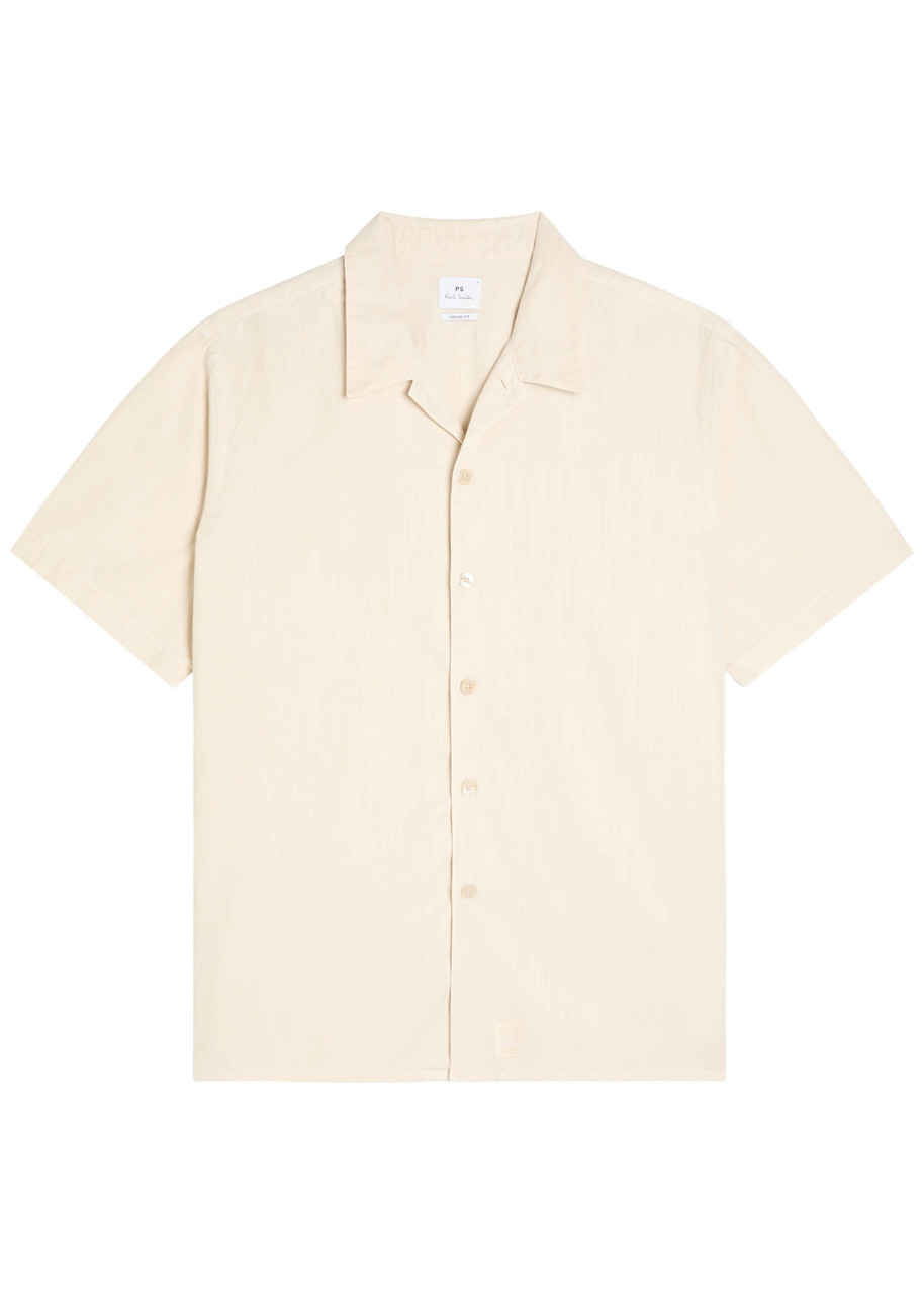 Ps By Paul Smith Ps Paul Smith Lyocel-blend Shirt In Neutral