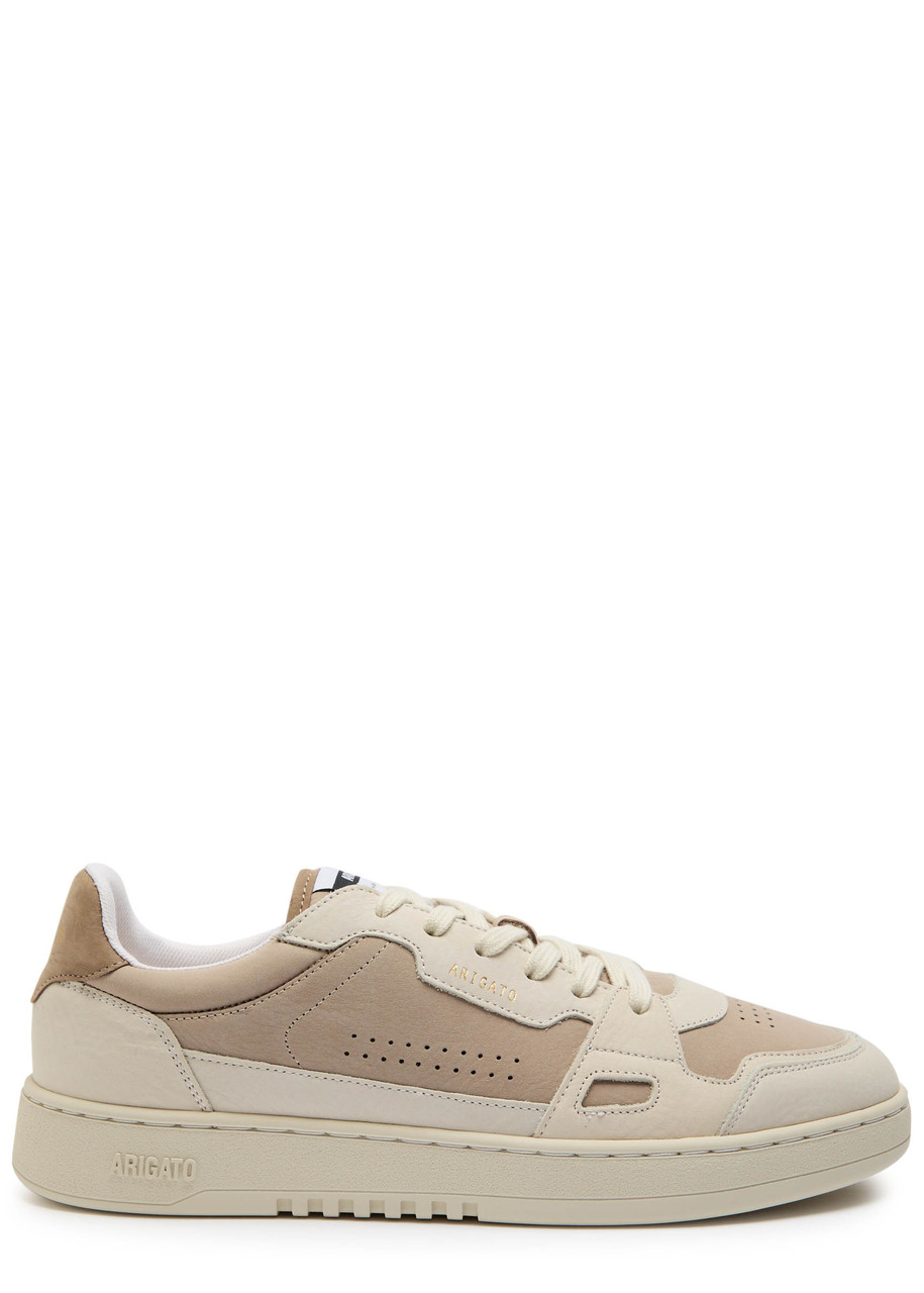 Axel Arigato Dice Lo Panelled Nubuck Sneakers In White