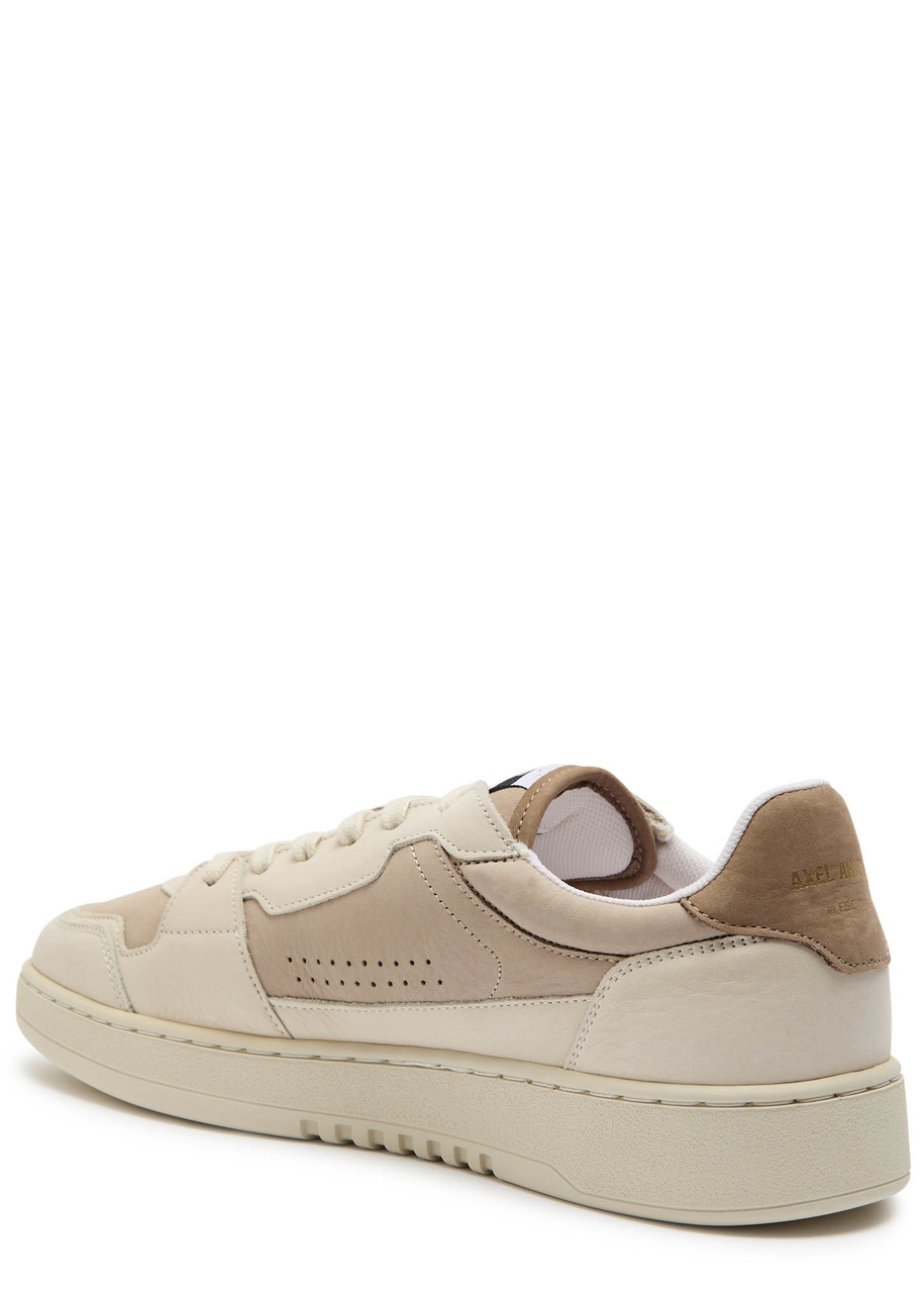 Axel Arigato Dice Lo Panelled Nubuck Sneakers In White