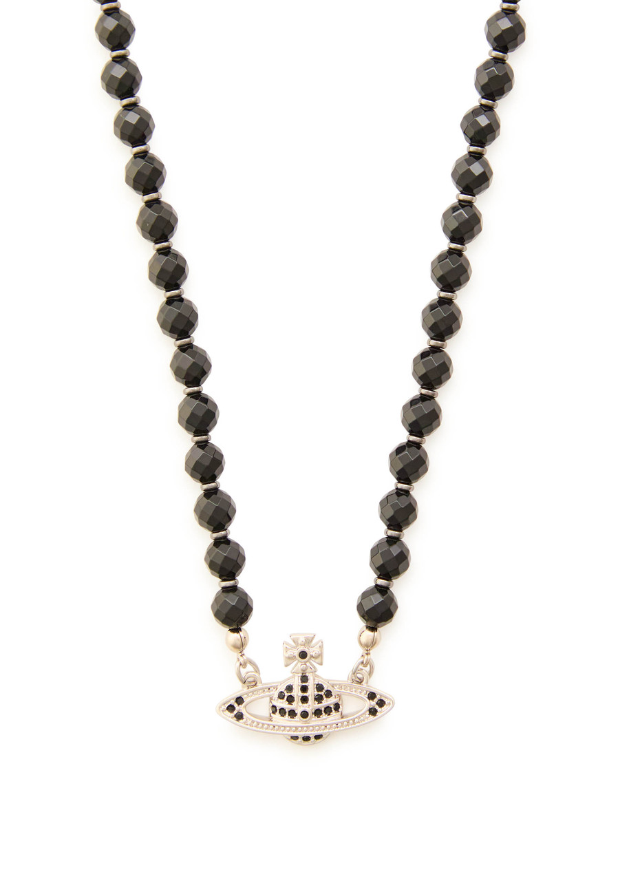 Vivienne Westwood Man. Messaline Orb Necklace - Black - One Size