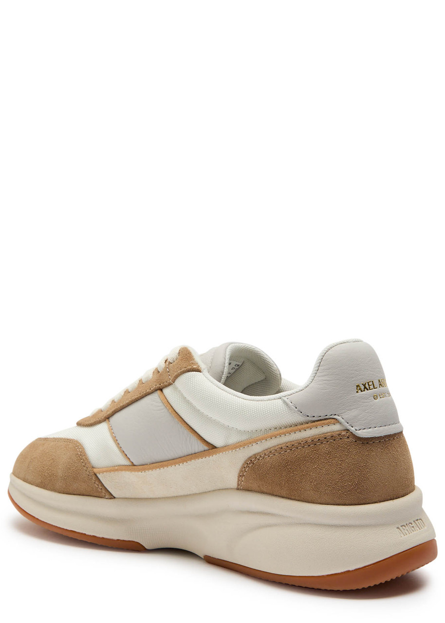 Axel Arigato Genesis Neo Panelled Mesh-knit Sneakers In Neutral