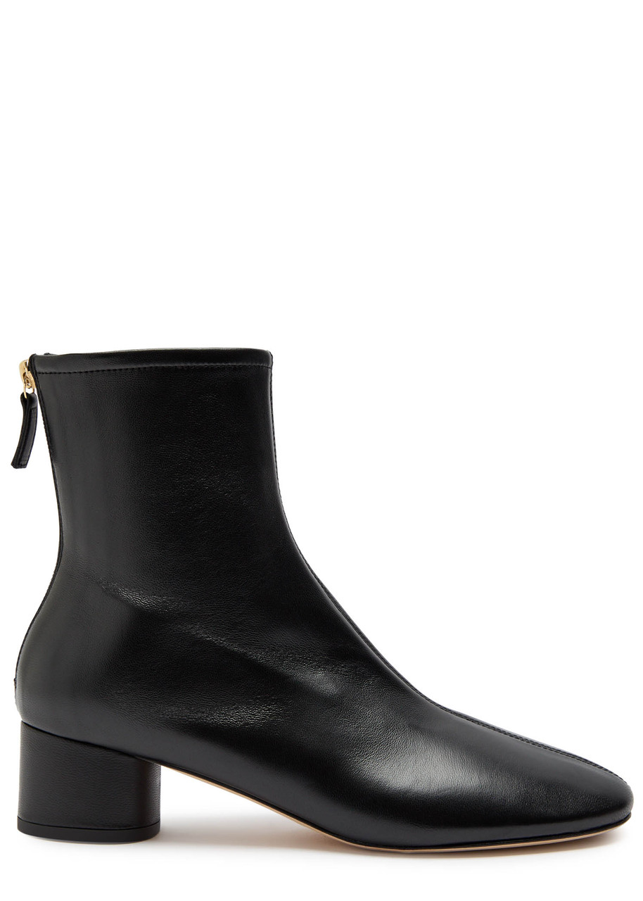 Dear Frances Harlie 45 Leather Ankle Boots In Black