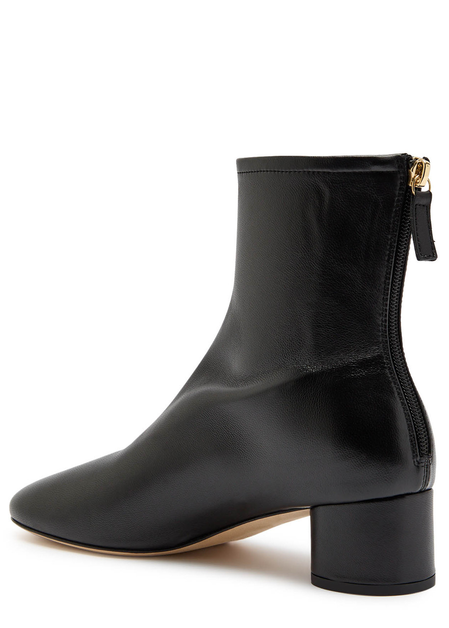 Dear Frances Harlie 45 Leather Ankle Boots In Black