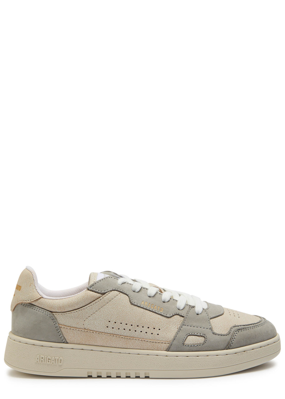 Axel Arigato Dice Lo Panelled Leather Sneakers In Neutral