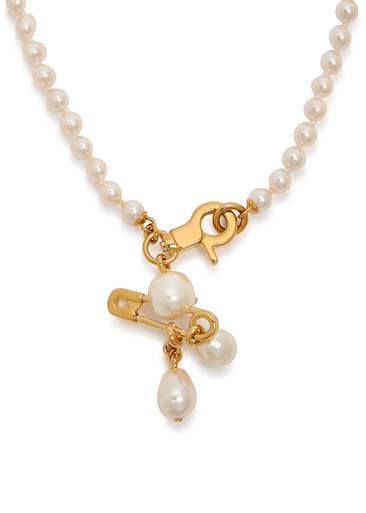 VIVIENNE WESTWOOD Claude small faux pearl necklace | Harvey Nichols