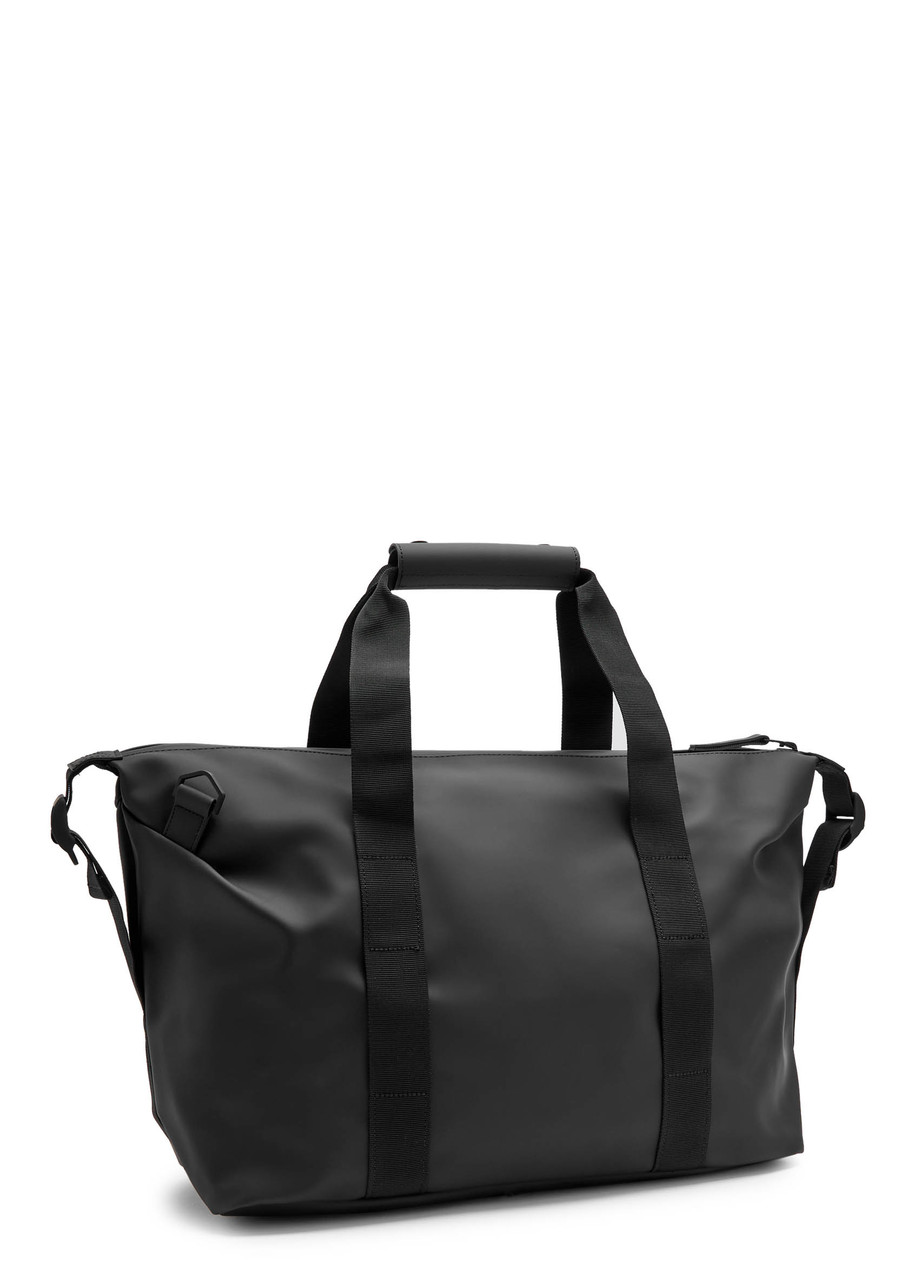 Rains Hilo Weekend Small Rubberised Holdall In Black