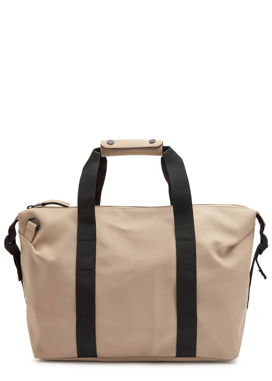 Rains Hilo Weekend Small Rubberised Holdall In Sand