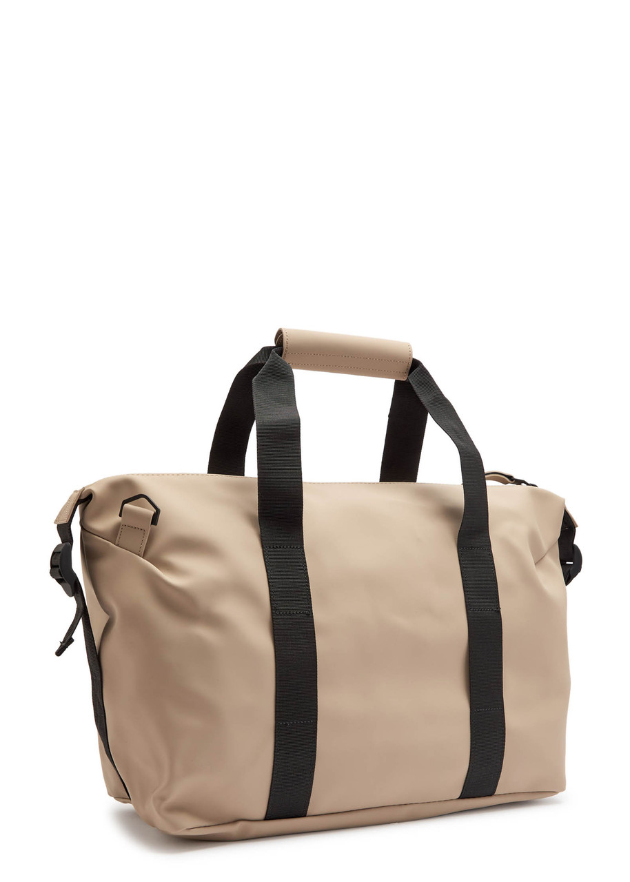 Rains Hilo Weekend Small Rubberised Holdall In Sand