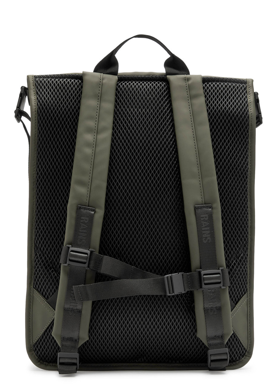  Rains Trail Rolltop Backpack - Green - One Size 