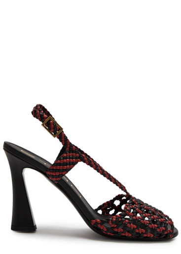 ETRO: 100 woven faux leather sandals