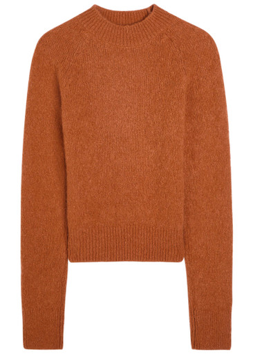 トップス DRIES VAN NOTEN :Alpaca wool shaggy knit トップス Dries Van Noten alpaca shaggy knit Texas alpaca