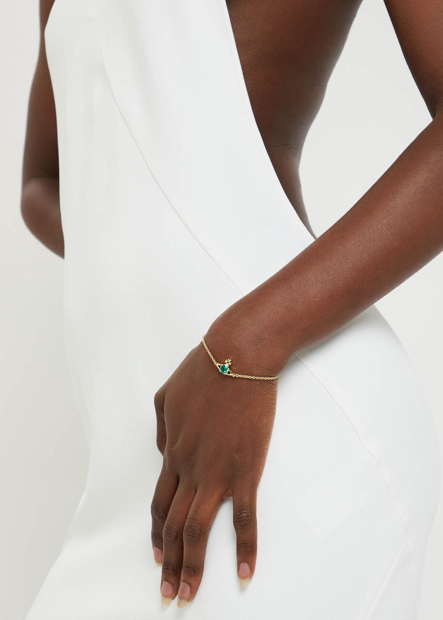 Vivienne Westwood Reina Small Orb Bracelet In Gold