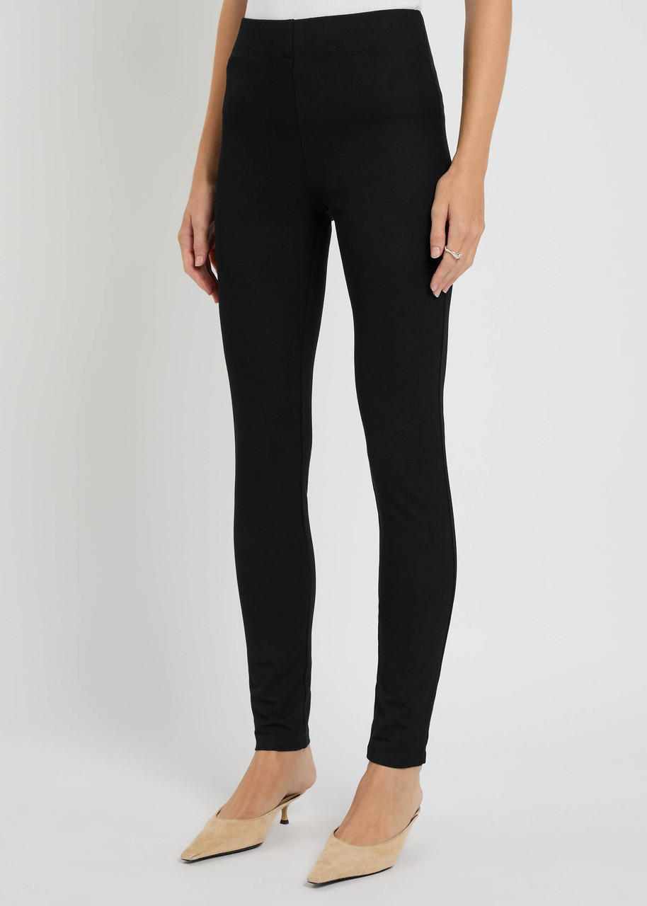 Joseph Gabardine Leggings In Black