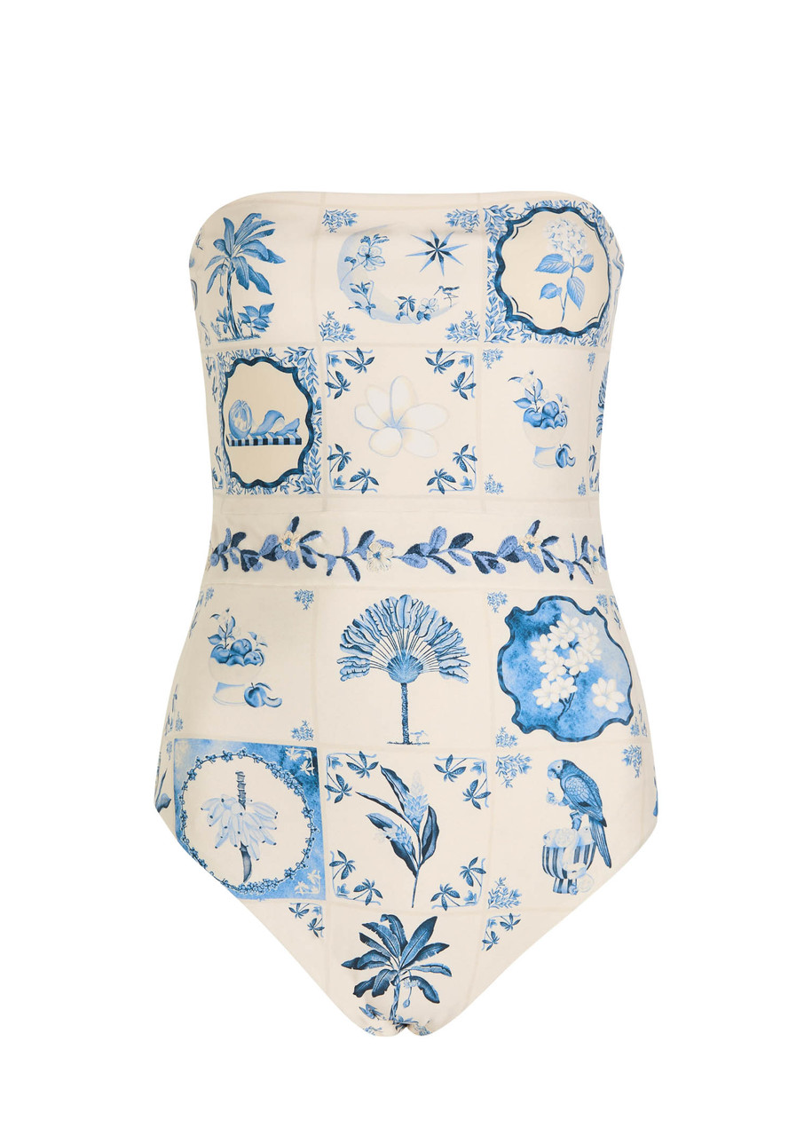 Agua BY Agua Bendita Illusion Printed Swimsuit - Multicoloured - XS (UK6 / XS)