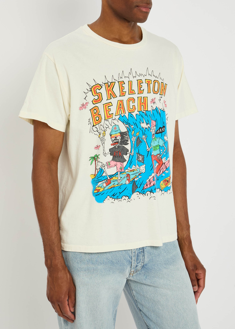 Gallery Dept. Printed Cotton T-shirt In Neutral