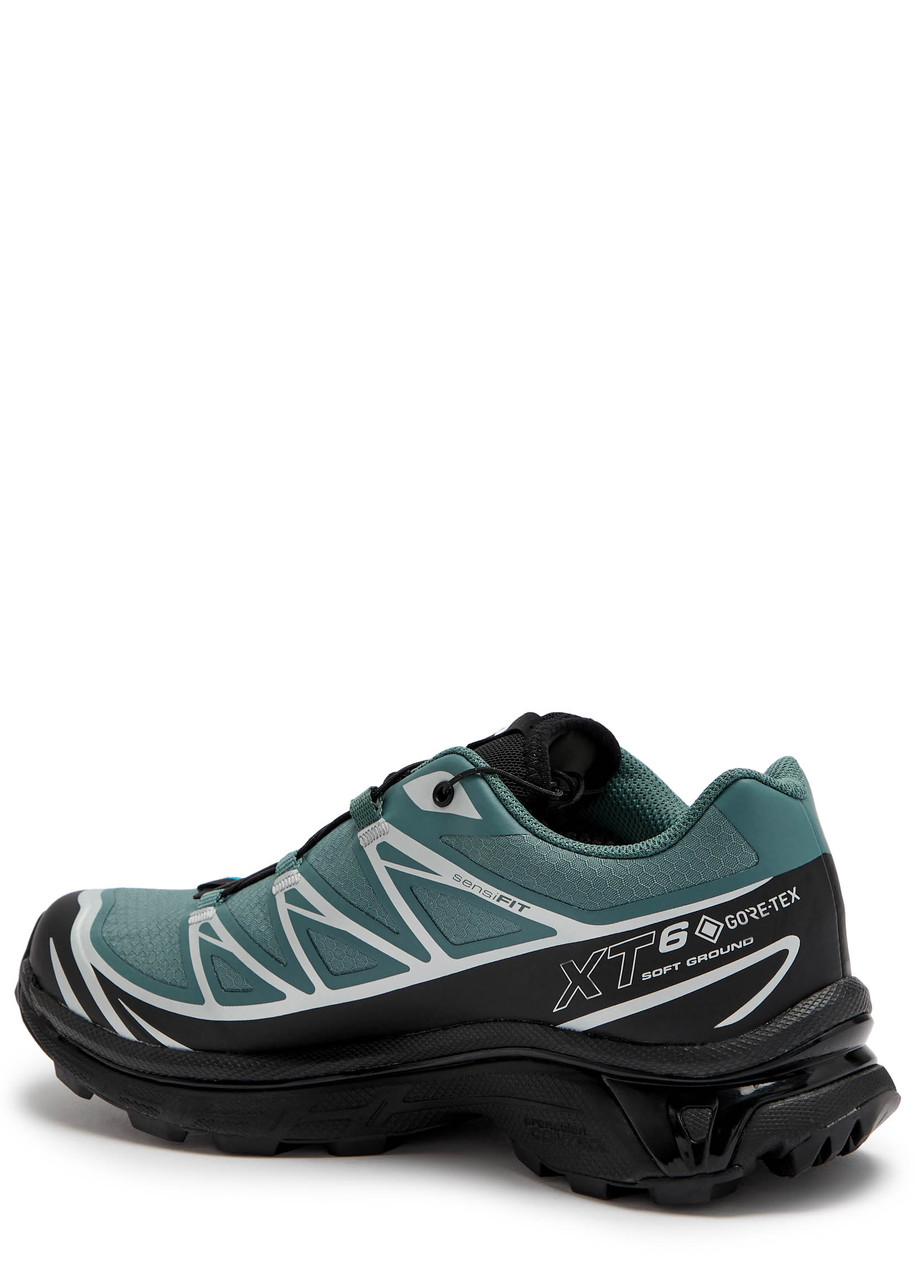 Salomon Xt-6 Gtx Panelled Mesh Sneakers In Black