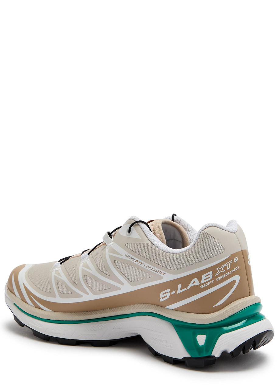 Salomon Xt-6 Panelled Mesh Sneakers In Neutral