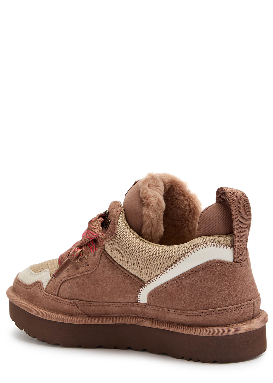 Ugg Webbing Heel Strap Logo Patch Sneakers In Brown