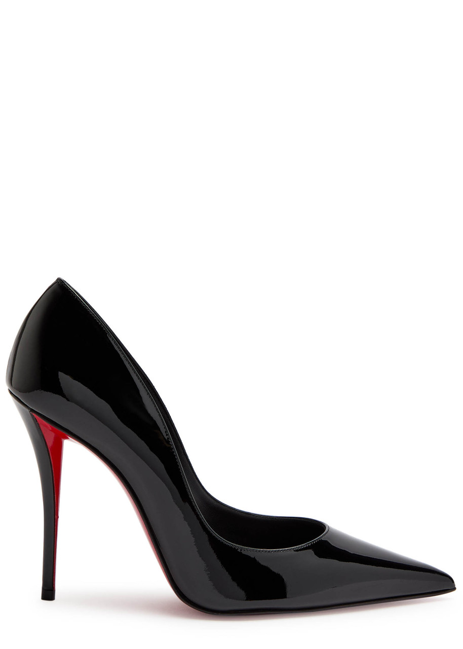 Christian Louboutin Miss Z 100 Patent Leather Pumps In Black