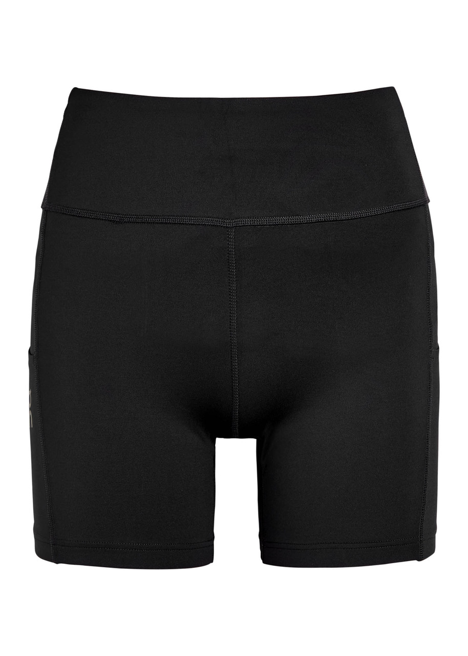 On Performance Stretch-jersey Shorts In Black
