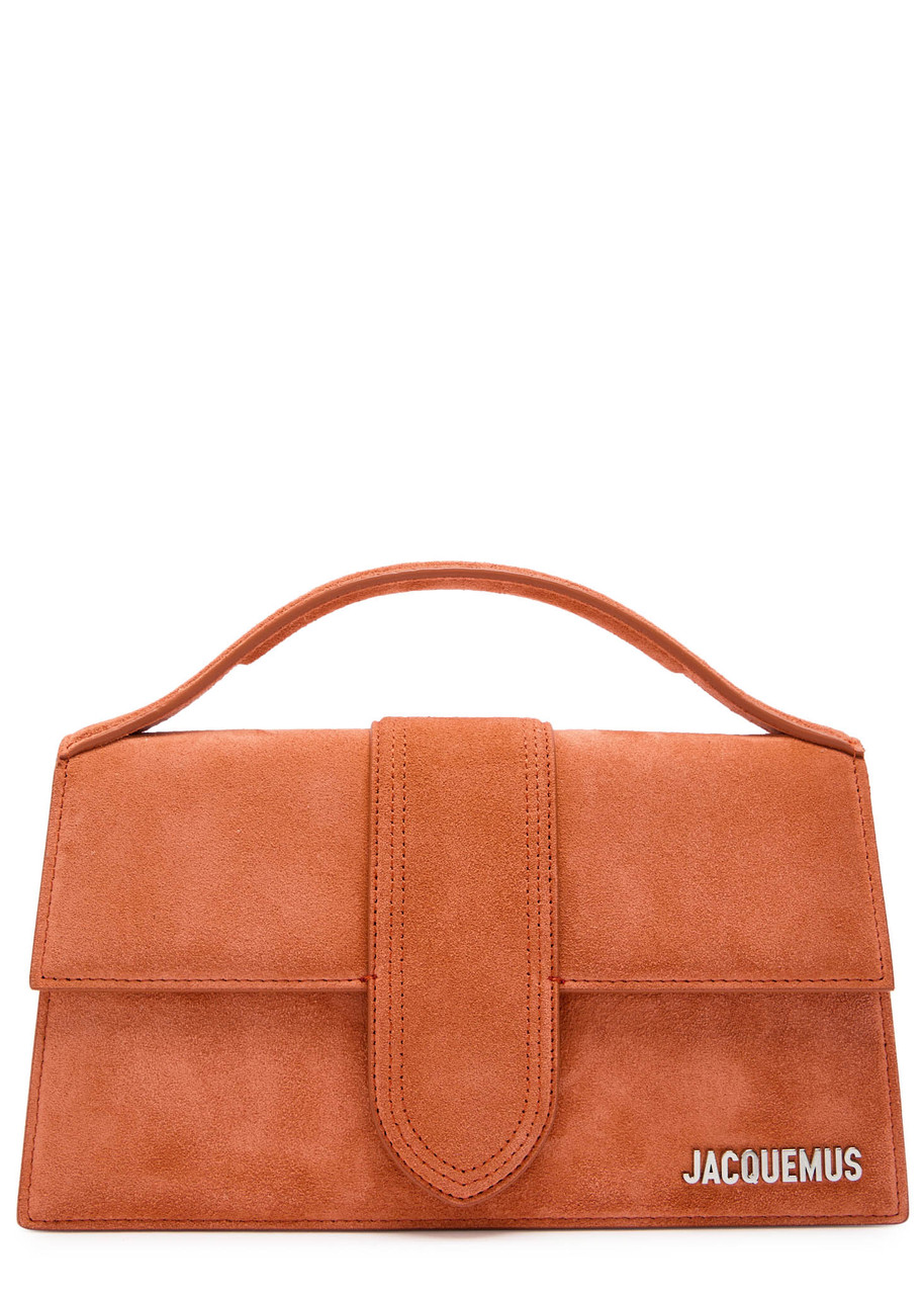 Jacquemus Womens Terracotta Le Grand Bambino Leather Top Handle Bag In Brown