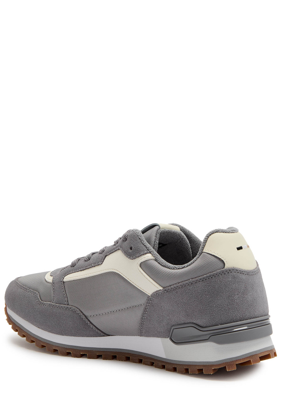 Hugo Boss Boss Parkour L Runner Panelled Mesh Sneakers In Gray