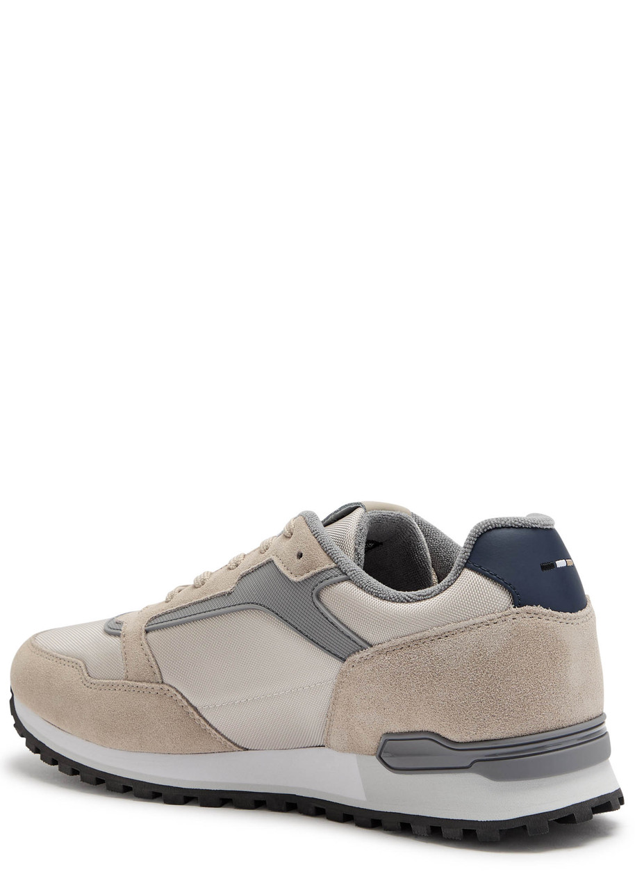Hugo Boss Boss Parkour L Runner Panelled Mesh Sneakers In Gray