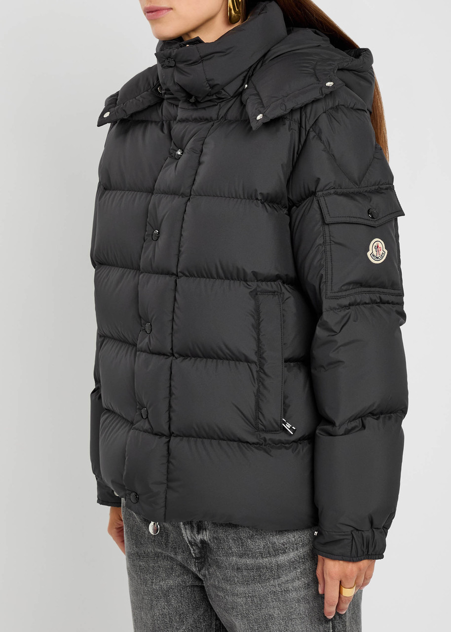 Moncler Maya 70 Hooded Quilted Shell Jacket In Black