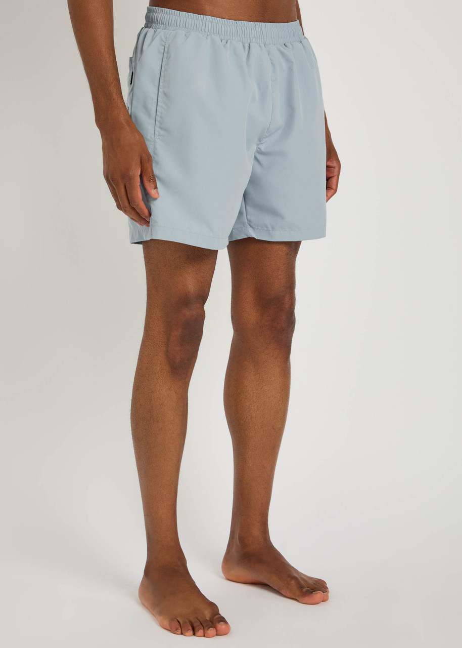 Hugo Boss Boss Logo-print Shell Swim Shorts In Blue