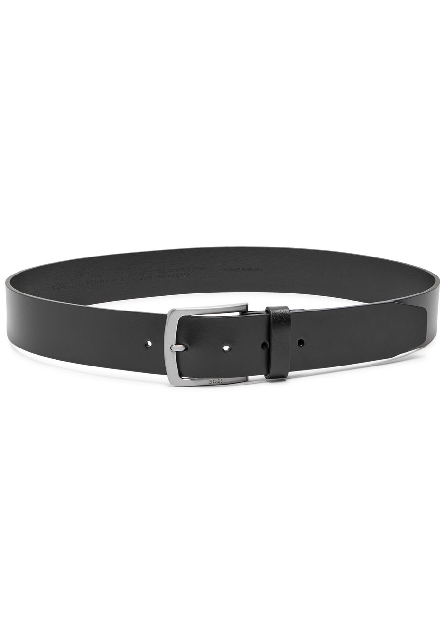 Boss Leather Belt – Black Boss Leather Belt – Black